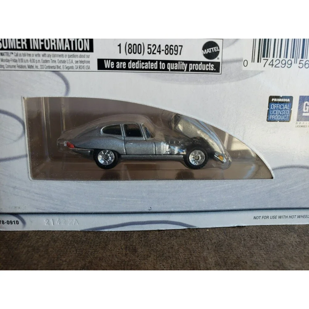 VTG 2003 Hot Wheel JAGUAR XKE Silver 100% PREFERRED: MOTOR TREND MAGAZINE 4/4 RR
